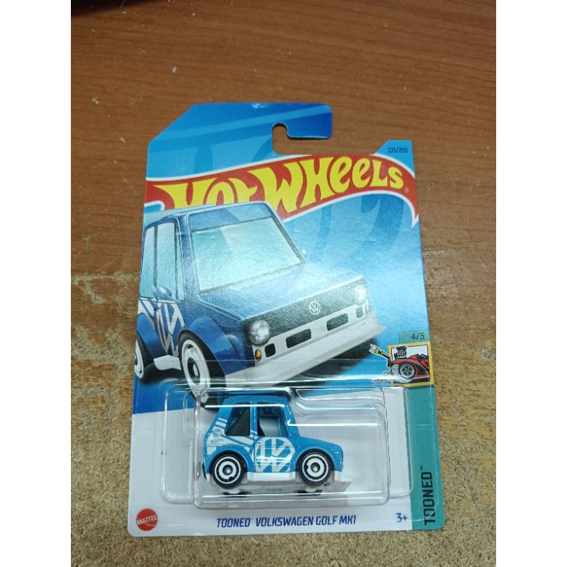 Hot Wheels Tooned Volkswagen Golf Mk Rth Shopee Malaysia