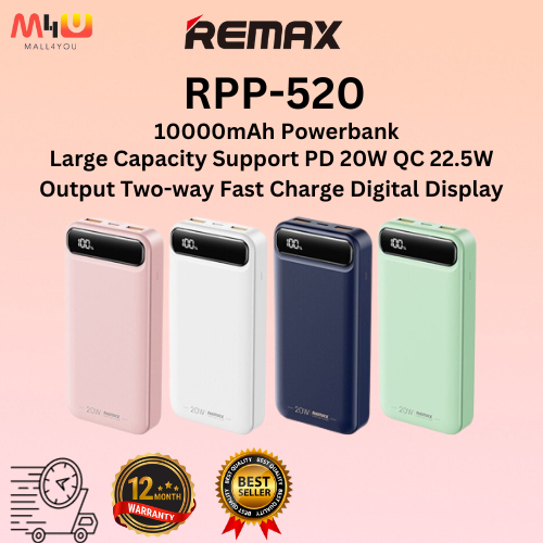 REMAX RPP 520 Bole Series 20W 22 5W PD QC Two Way Fast Charge Colorful