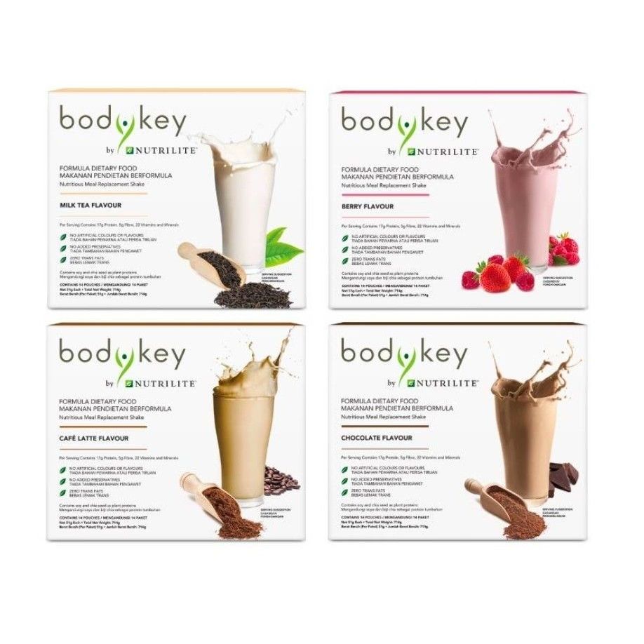 Amway BodyKey by NUTRILITE Meal Replacement Shake Chocolate Café Latte