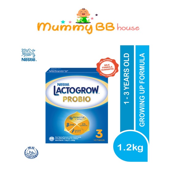 Nestle Lactogrow Probio 3 Milk Powder 1 2kg Shopee Malaysia