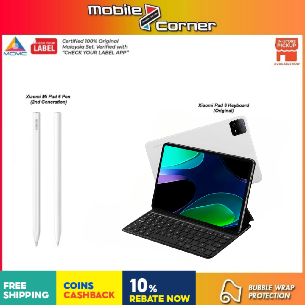 XIAOMI Pad 6 Smart Pen 2nd Generation Keyboard Shopee Malaysia