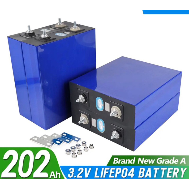 Solar Rechargeable 202Ah Lifepo4 Battery 3 2V Lithium Iron Phosphate