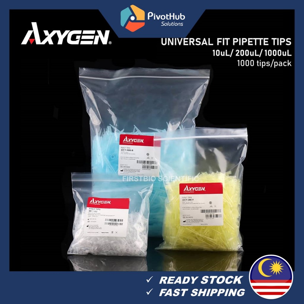 PROMO AXYGEN Universal Fit Pipette Tips 10ul 200ul 1000ul Bulk Pack