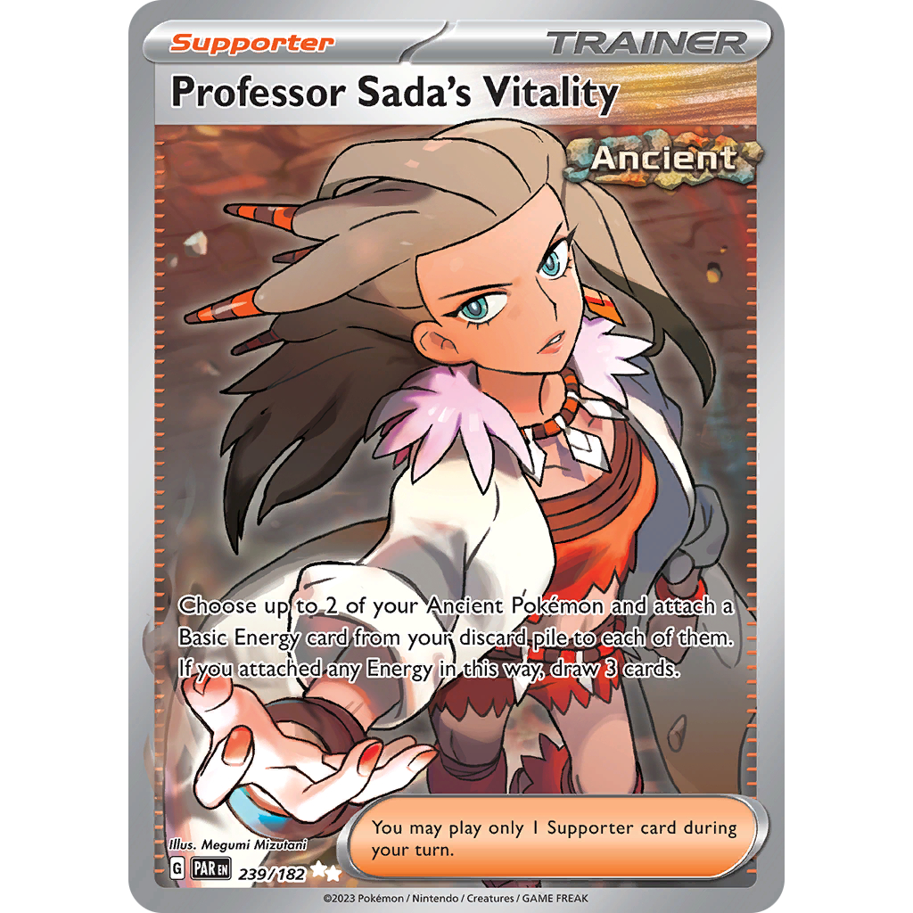 Ptcg Pokemon Cards Scarlet Violet Sv Paradox Rift Professor Sada S