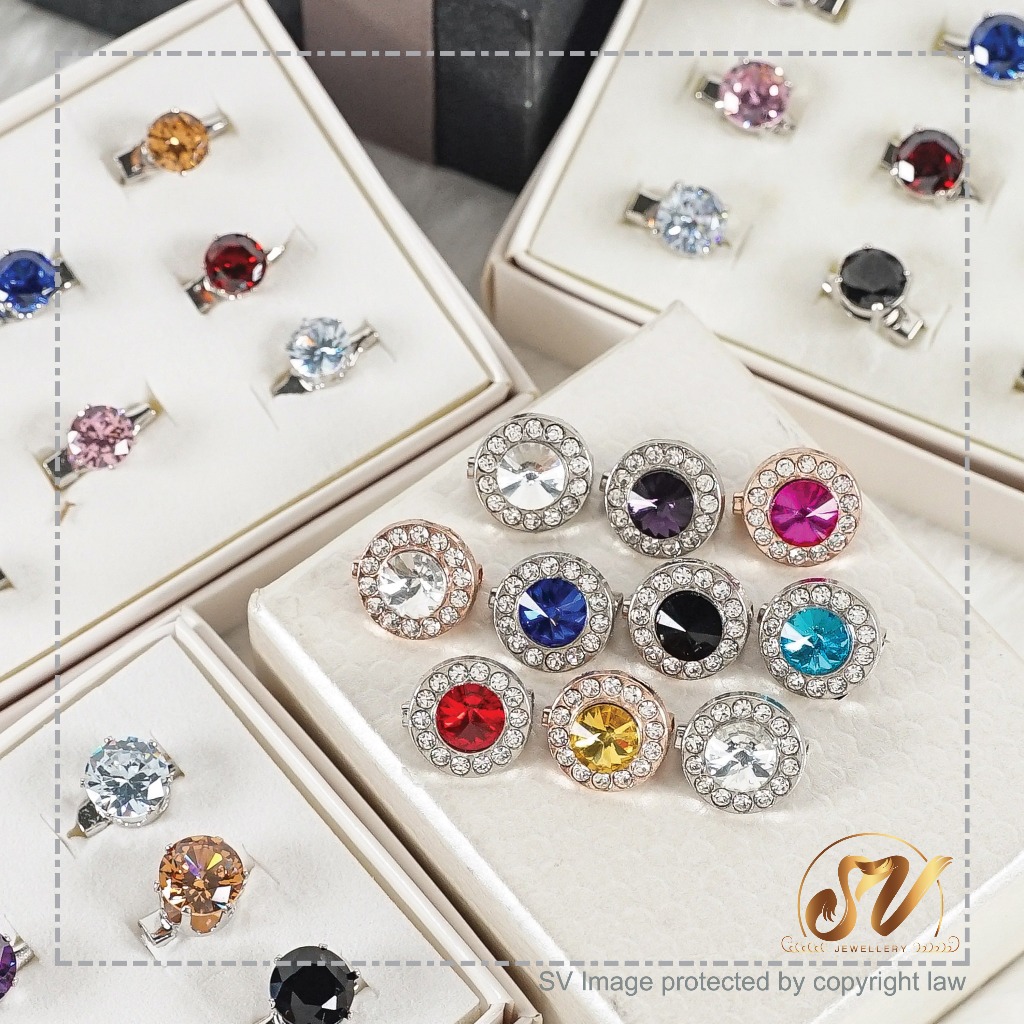 Kerongsang Korea Premium Zircon Original Wholesale Brooch Tudung