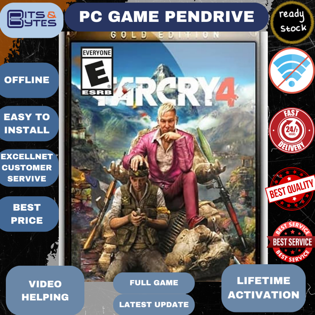 PC Game Far Cry Farcry 4 Gold Edition V1 10 All DLCs Offline