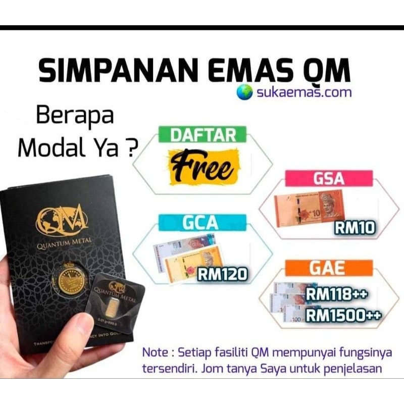 QUANTUM METAL GOLD ACCOUNT PERCUMA Shopee Malaysia