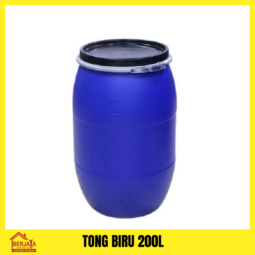 Tong Biru Liter Open Top Shopee Malaysia