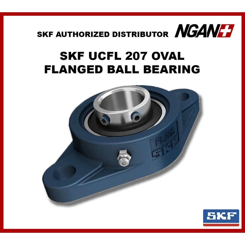 SKF UCFL 207 OVAL FLANGED BALL BEARING UNIT 35MM Shopee Malaysia