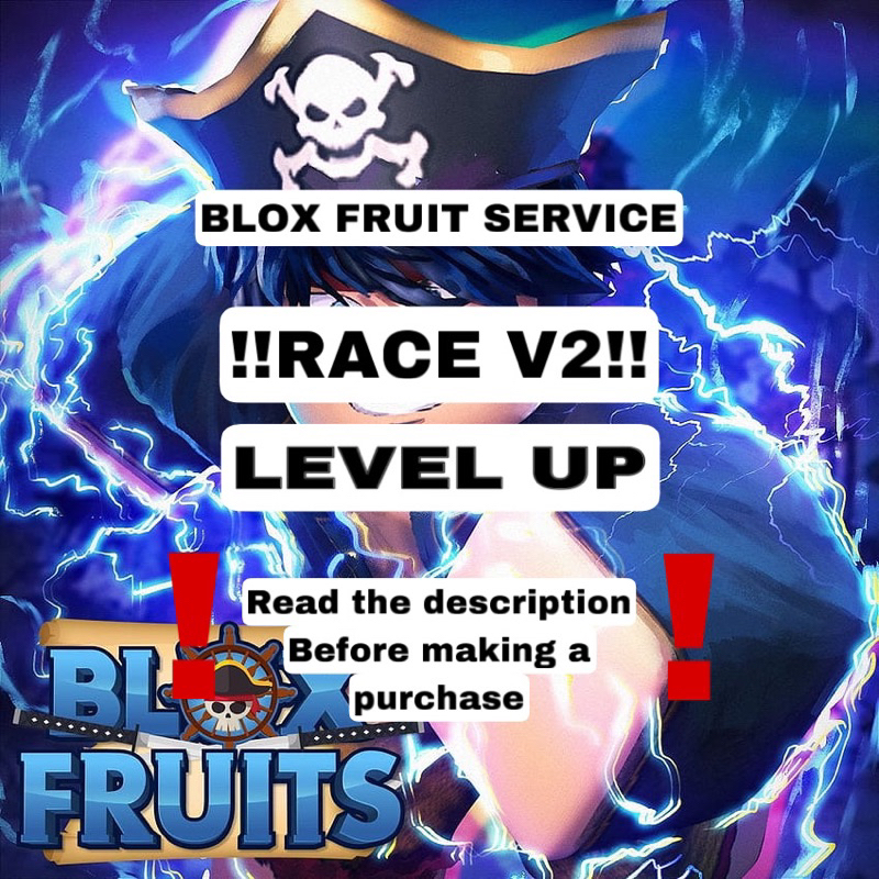 Blox Fruit Service Race V Level Up Cheap Fast Shopee Malaysia