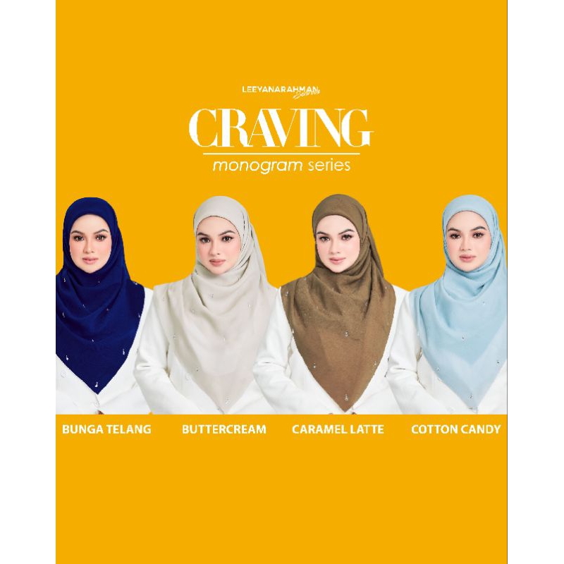 Readystock Tudung Bawal Plain Leeyanarahman Edisi Craving Material