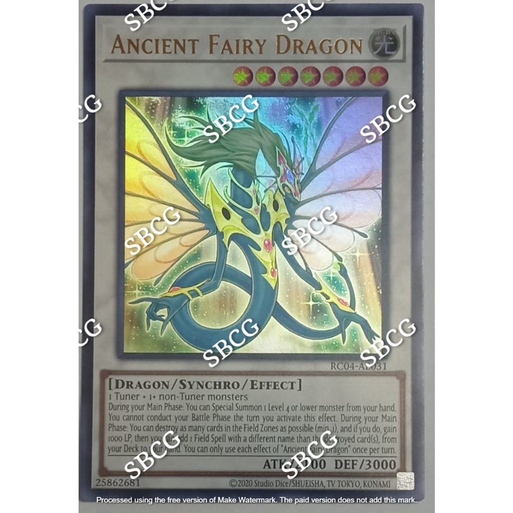 Rarity Collection Quarter Century Edition Ancient Fairy Dragon RC04