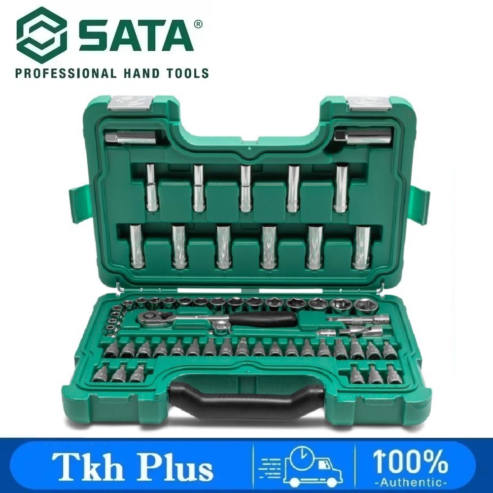 SATA 09004 60pcs 3 8 Dr Socket Set Shopee Malaysia