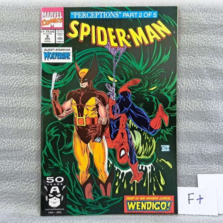 Spider Man 9 Todd McFarlane Cvr 1st Series Marvel Comics Wolverine