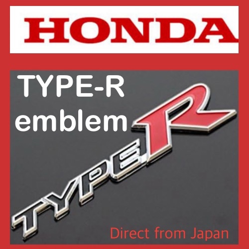 HONDA TYPE R Emblem Black 1 Pcs Direct From Japan Shopee Malaysia