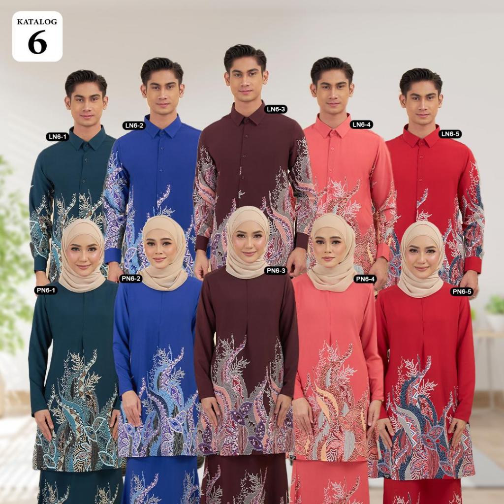 Combo Sales Kod N Crepe Kurung Alana Kemeja Batik Desa