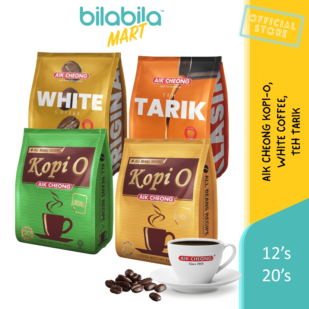 Aik Cheong Coffee Kopi O White Coffee Teh Tarik Instant Coffee Tea