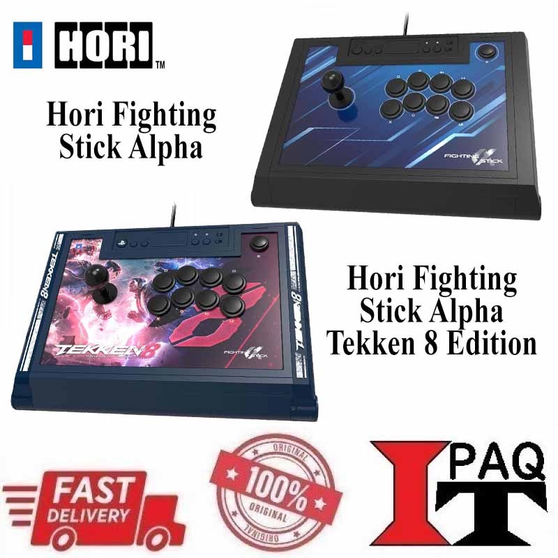 HORI Fighting Stick Alpha For PS5 PS4 PC Standard Tekken 8