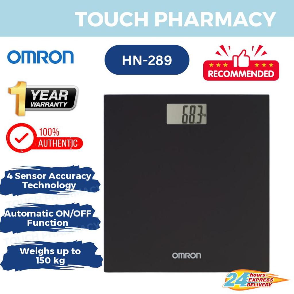 OMRON Digital Body Weight Scale HN 289 Ultra Slim BLACK Shopee Malaysia