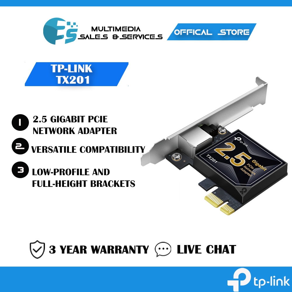 Tp Link TX201 2 5 Gigabit PCIe Network Adapter Shopee Malaysia