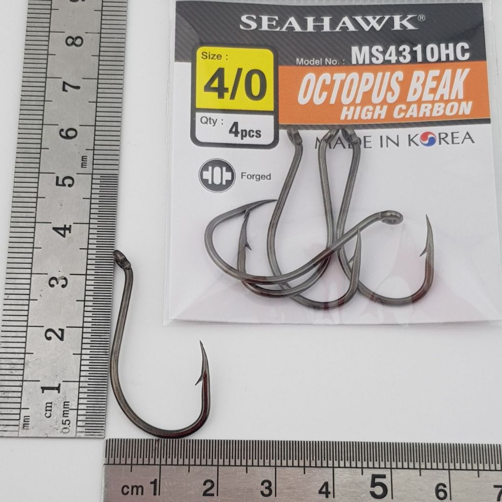 Size Seahawk Ms Hc Octopus Beak High Carbon Fishing Hook