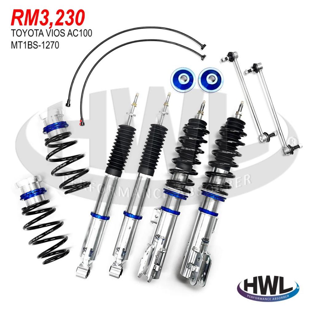 Toyota Vios Ac Hwl Mt Bs Adjustable Suspension Coilover