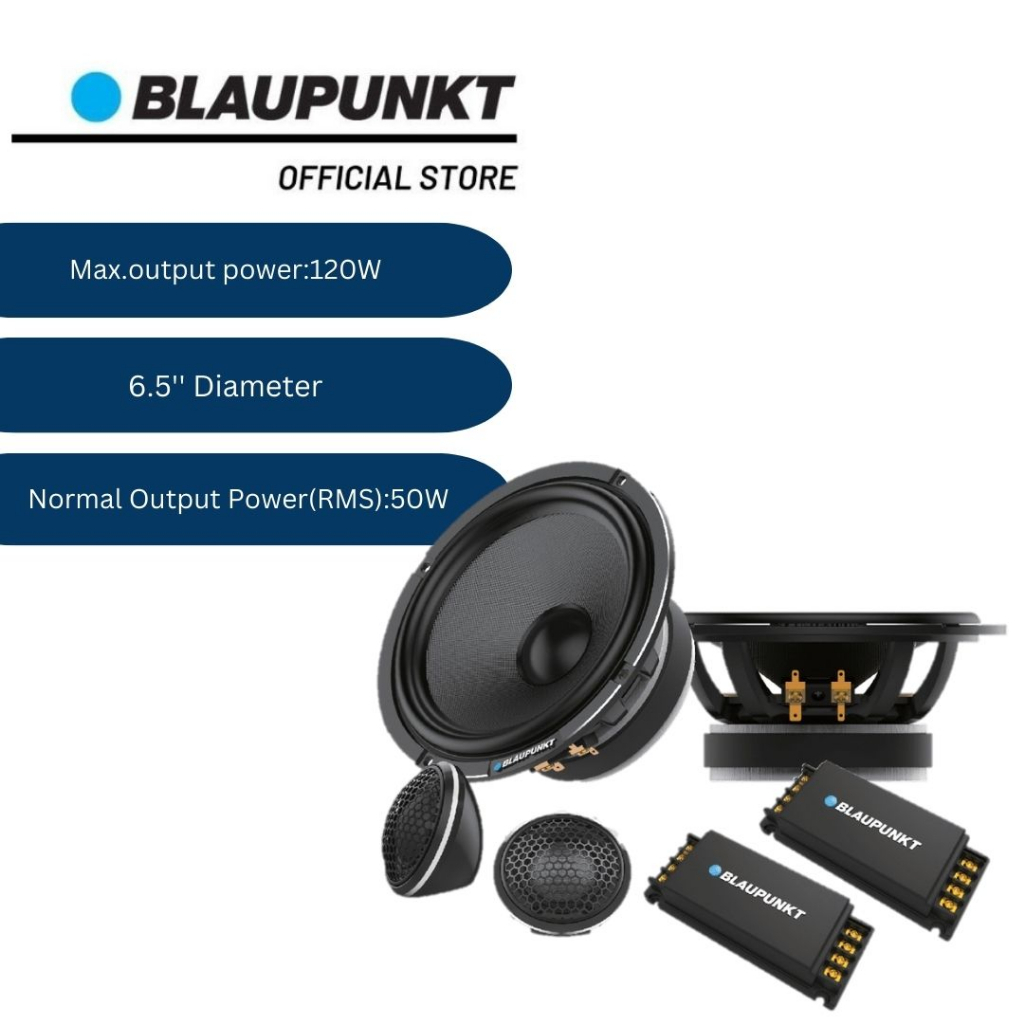 Blaupunkt MPS 1662 C30 Pair Velocity Power 2 Way Component Speakers