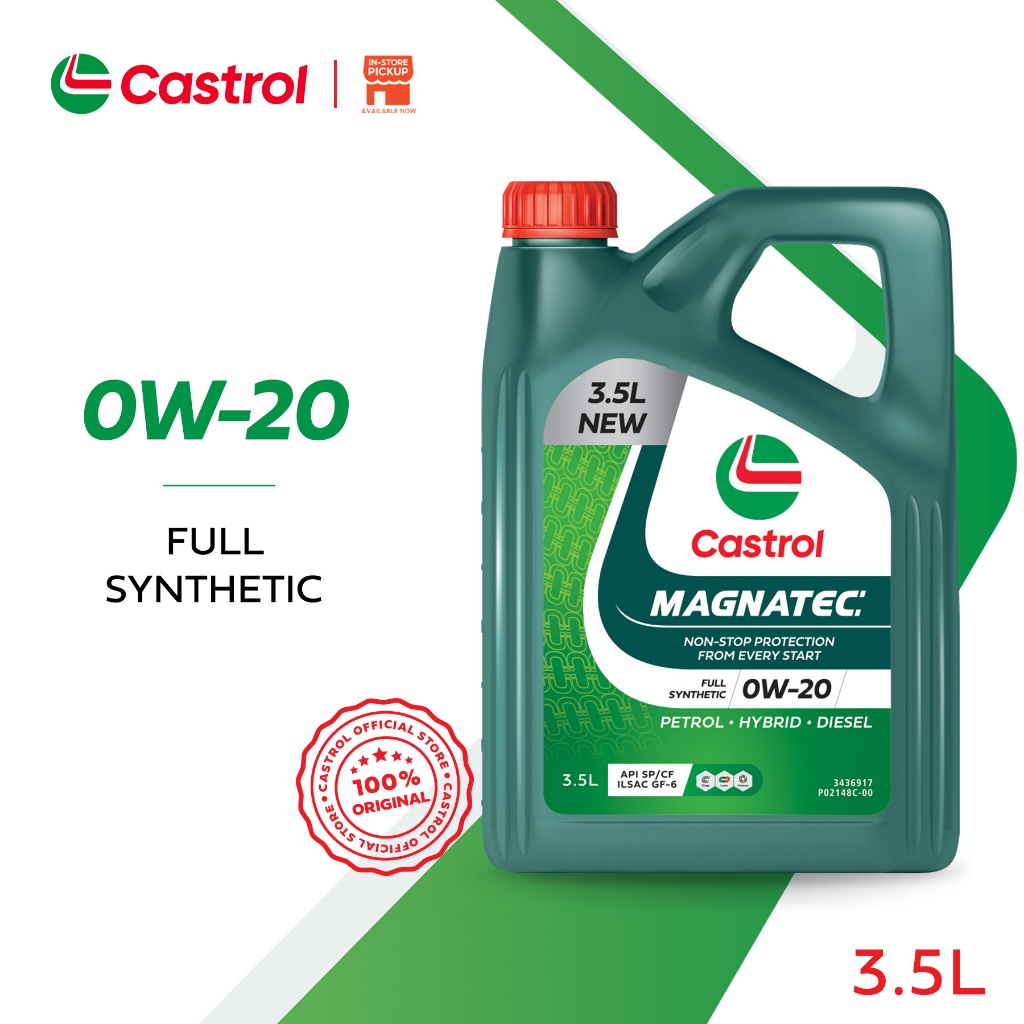 Castrol Magnatec W L Full Synthetic Engine Oil Api Sp Ilsac