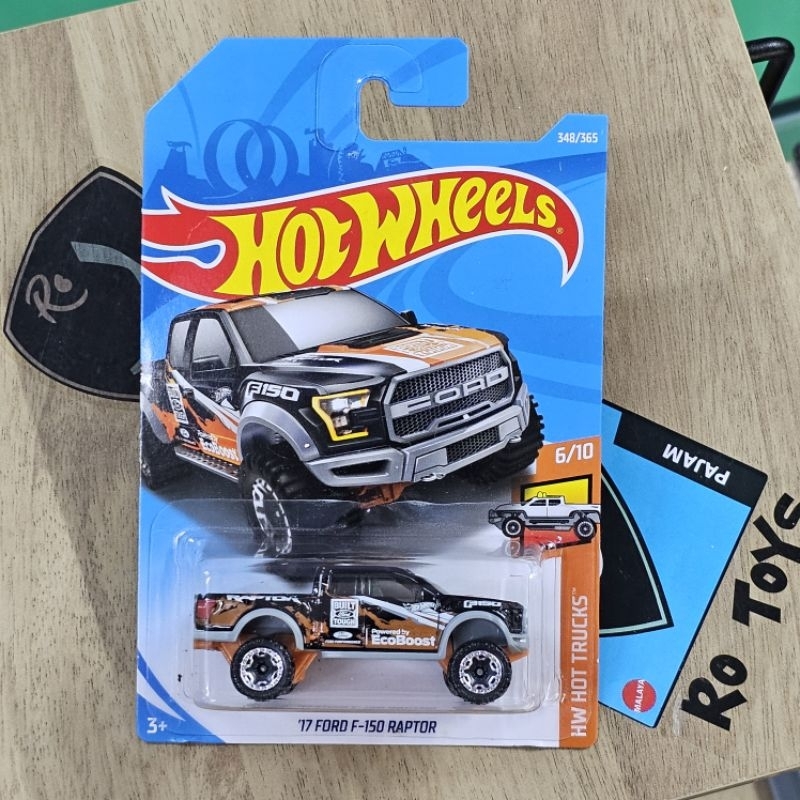 Hot Wheels Ford Ranger Raptor Mainline Original Mattel HKS Shopee