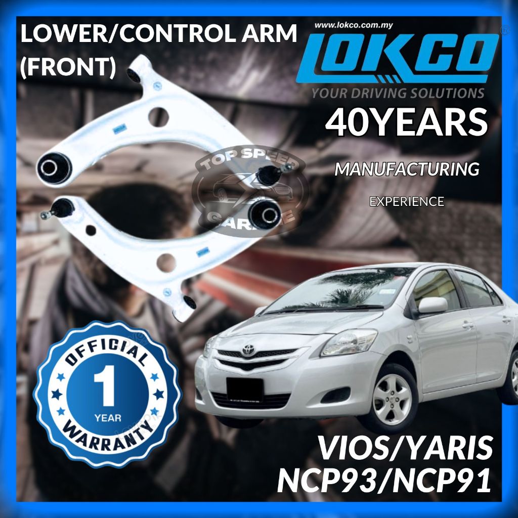 LOKCO Premium Heavy Duty Lower Arm TOYOTA VIOS YARIS NCP93 NCP91