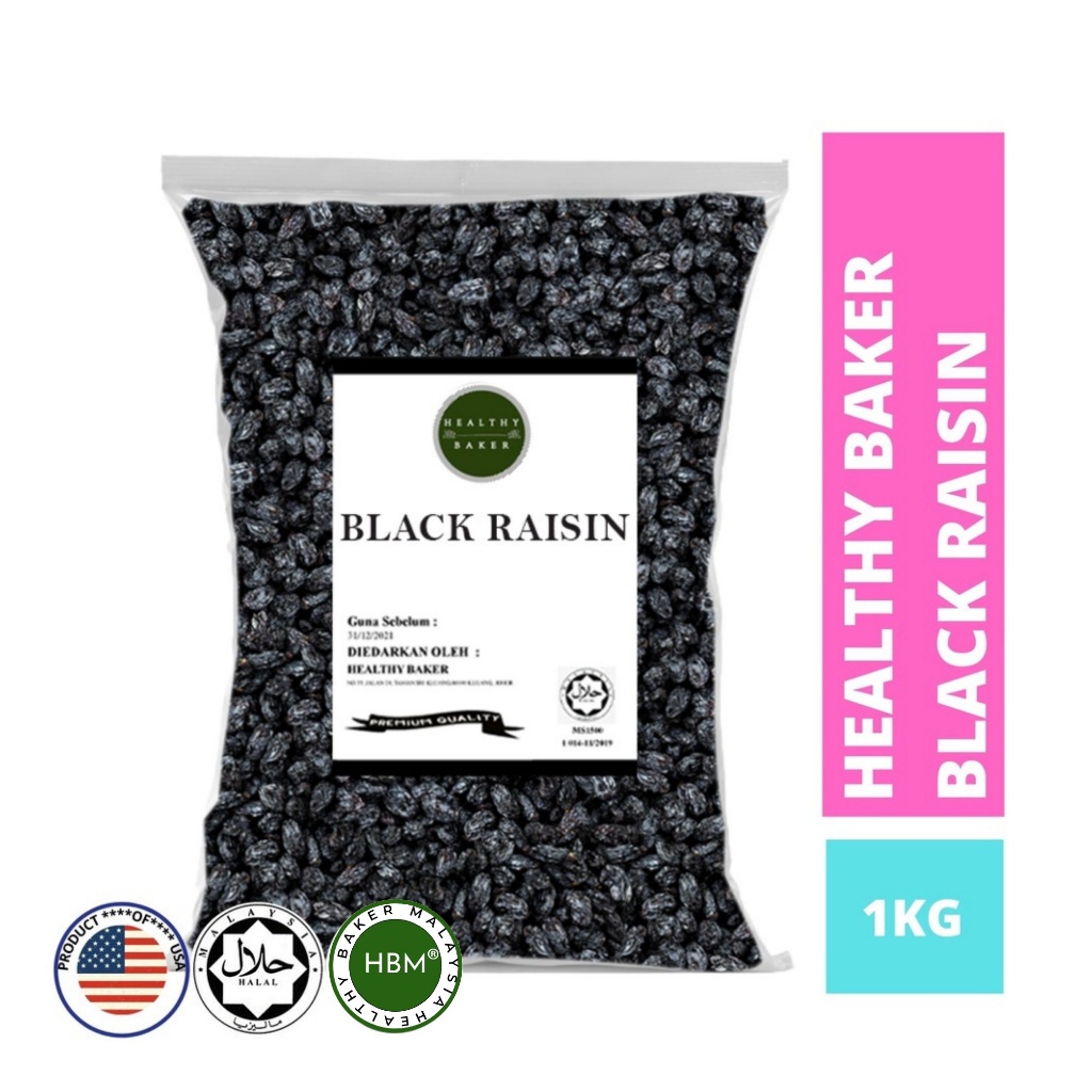 Premium Black Raisin Usa Kismis Hitam Shopee Malaysia