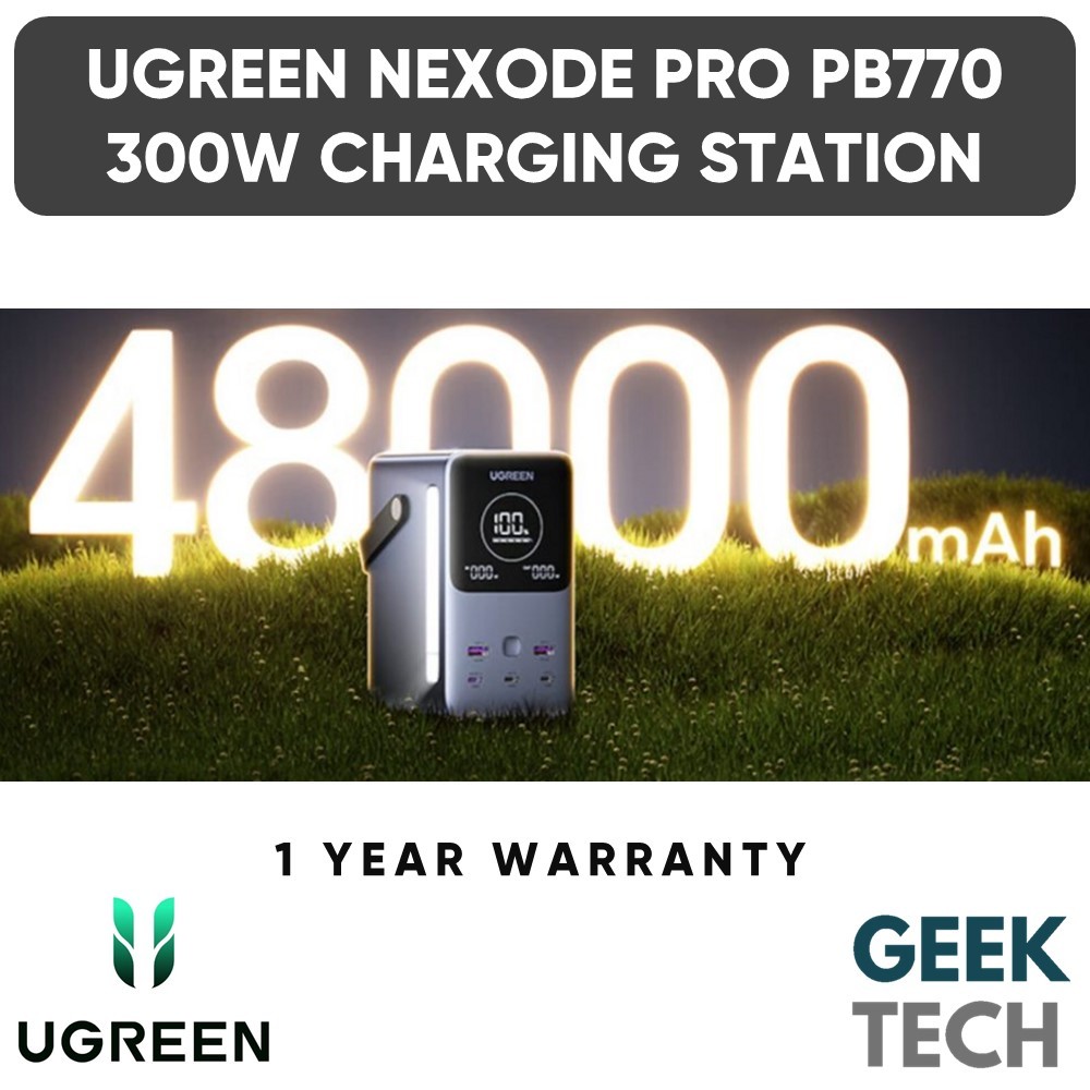 UGREEN Nexode Pro 300W 48000mAh LiFePo4 Portable Power Station