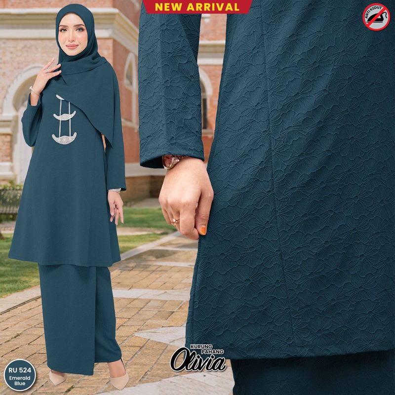 Baju Kurung Pahang Olivia Baju Kurung Pahang Kurung Moden Pesak