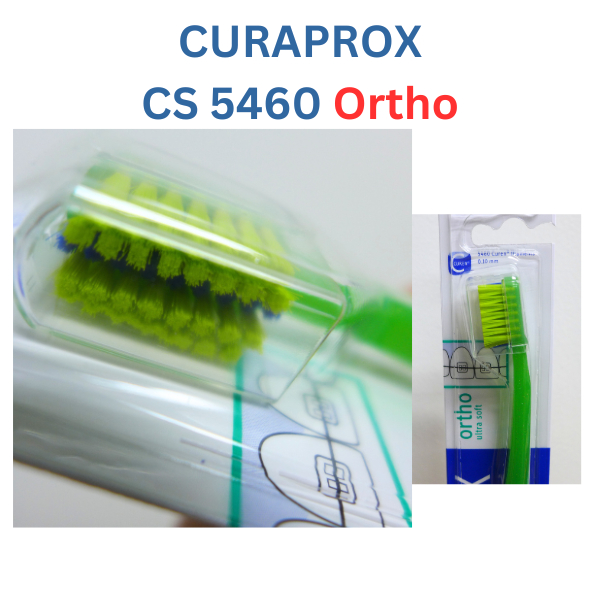 SWISS MADE BRACES TOOTHBRUSH CURAPRX ORTHO 5460 ORTHODONTIC BRACES