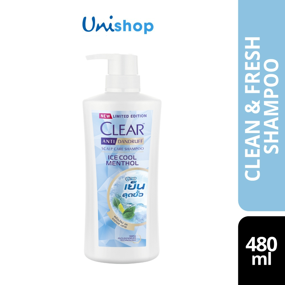 Clear Ice Cool Menthol Anti Dandruff Shampoo Ml Shopee Malaysia