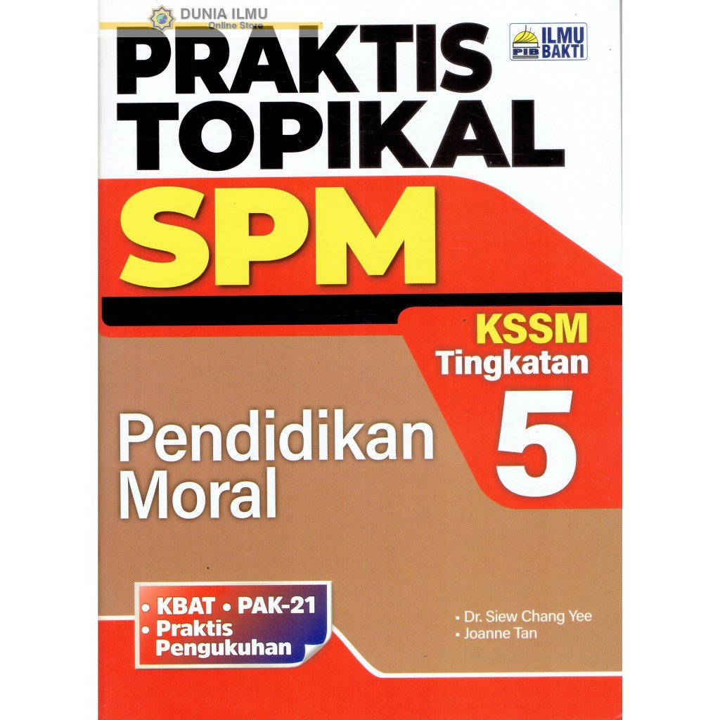 Praktis Topikal Spm Tingkatan Pendidikan Moral Kssm Shopee Malaysia