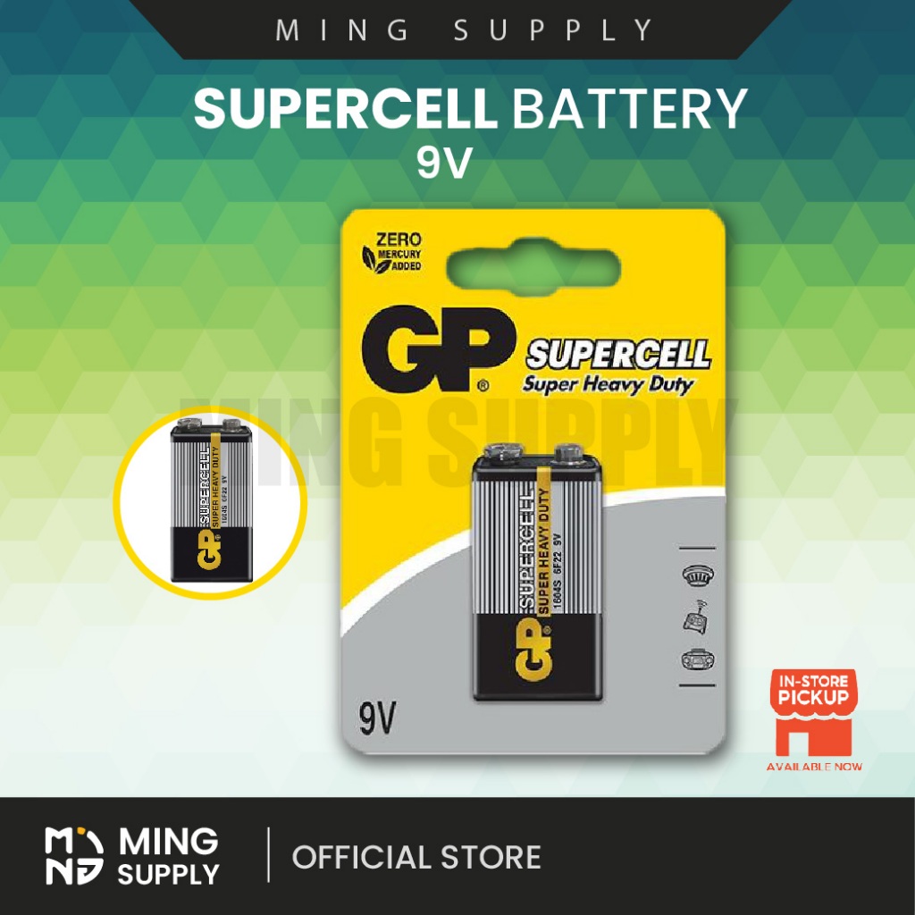 Genuine Gp Battery Supercell Heavy Duty V Smart Tag Toy Car Mike