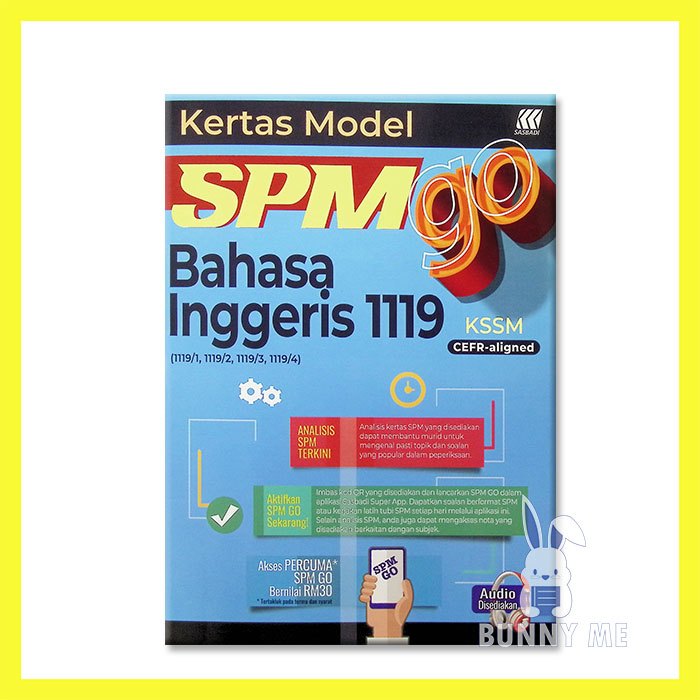 BUNNY 2024 Buku Latihan Kertas Model SPM Go KSSM Tingkatan 4 5