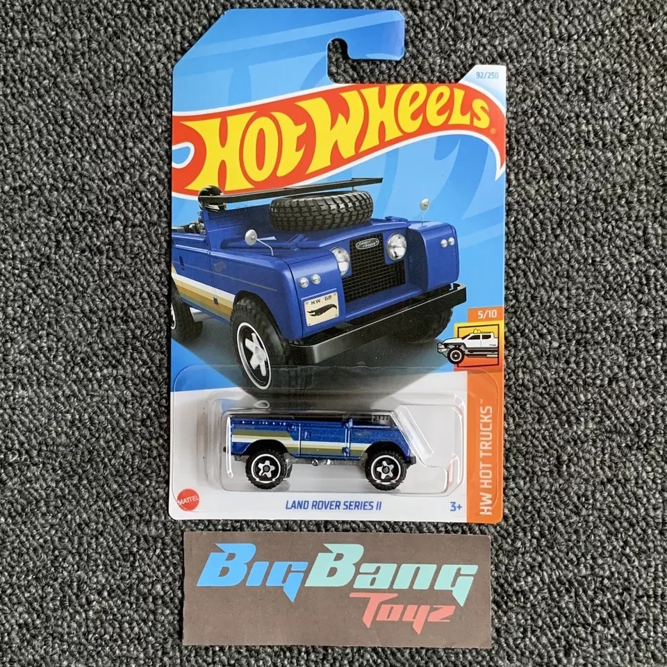 Hot Wheels Land Rover Series II Blue 92 Mainline 2024 Case K L In