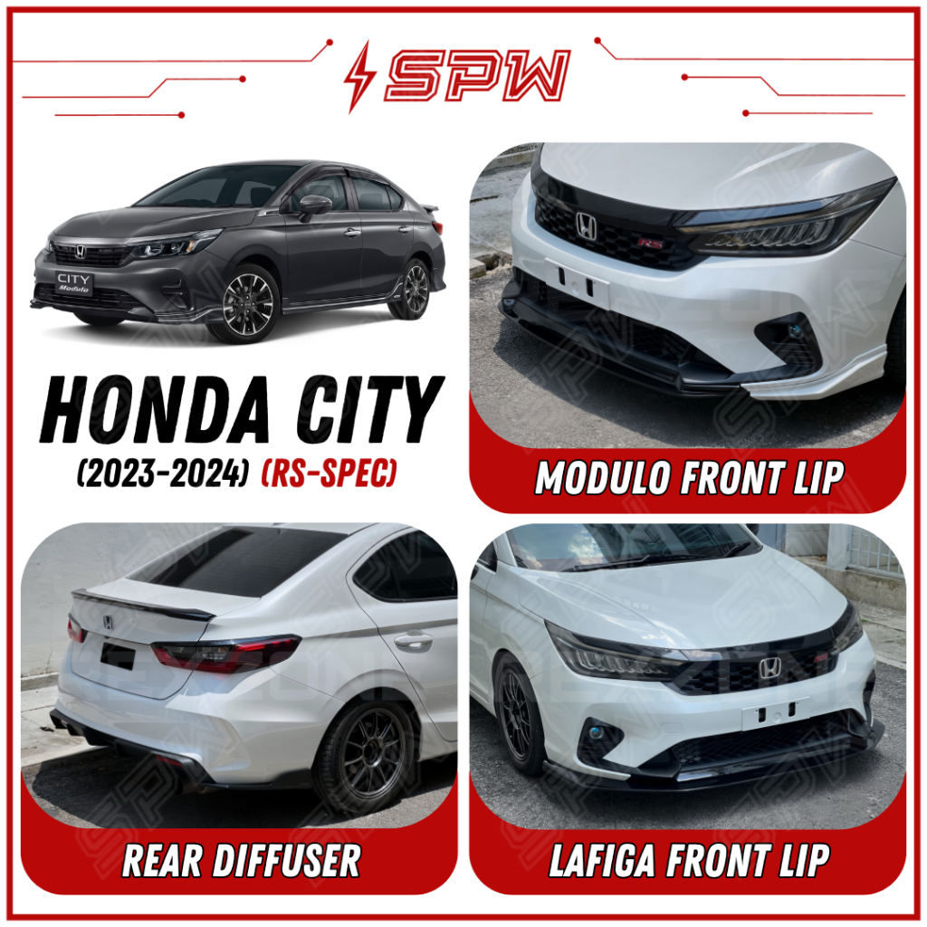 Honda City SEDAN Facelift 2023 2024 RS Spec MDL RS Bodykit Lafiga