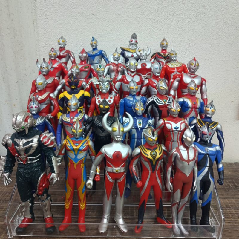 Sofubi Ultraman Cosmos Mebius Hikari Tiga Gaia Dyna Zearth Shin