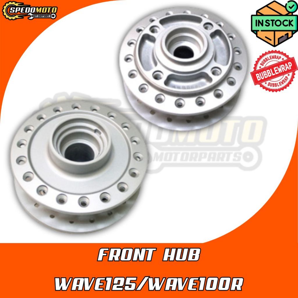 HUB DEPAN FRONT HUB WAVE 125 WAVE 100R DISC BRAKE SILVER Shopee