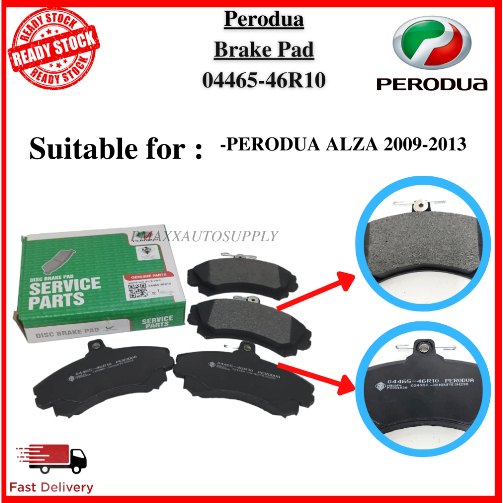 Ori Perodua Front Brake Pad Alza Old Model St Model