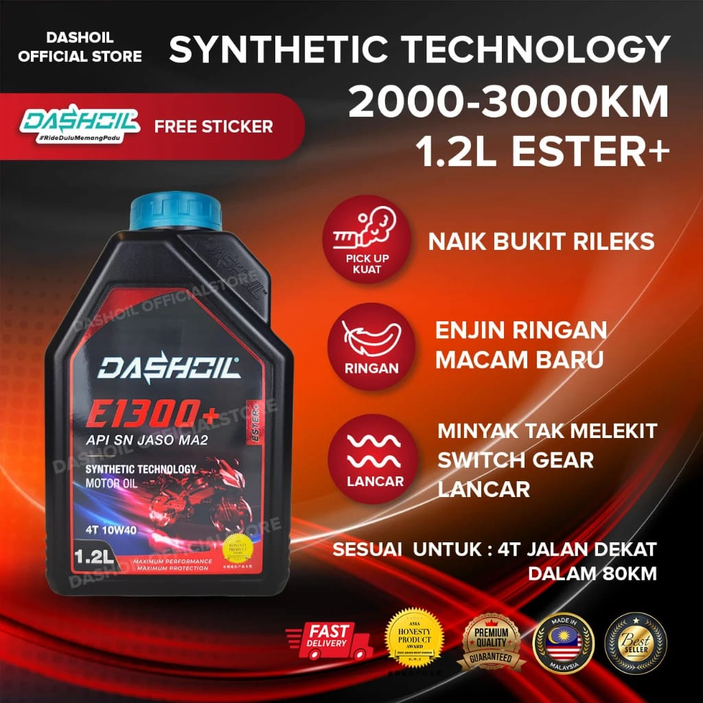 Dashoil Ester E T W Api Sn Jaso Ma Semi Synthetic L