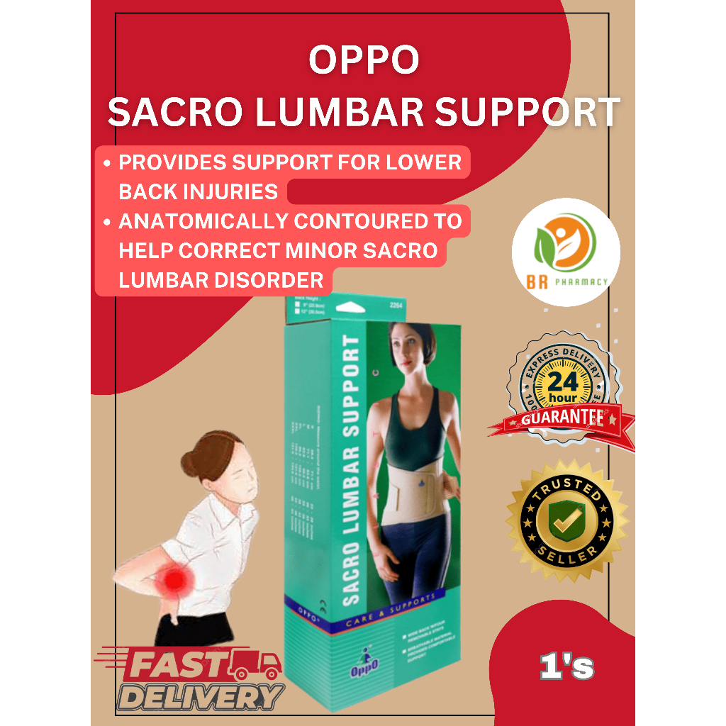 Oppo Sacro Lumbar Support M L Shopee Malaysia