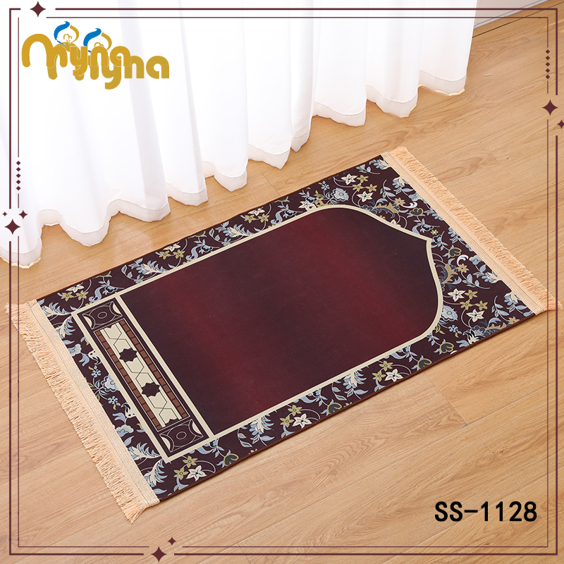 New Design Sejadah Soft Velvet Murah Plain Prayer Mat Sajadah Lembut