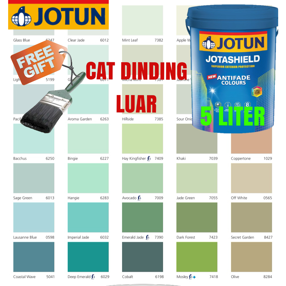 Jotun Liter Jotashield Antifade Low Sheen Exterior Paint Cat