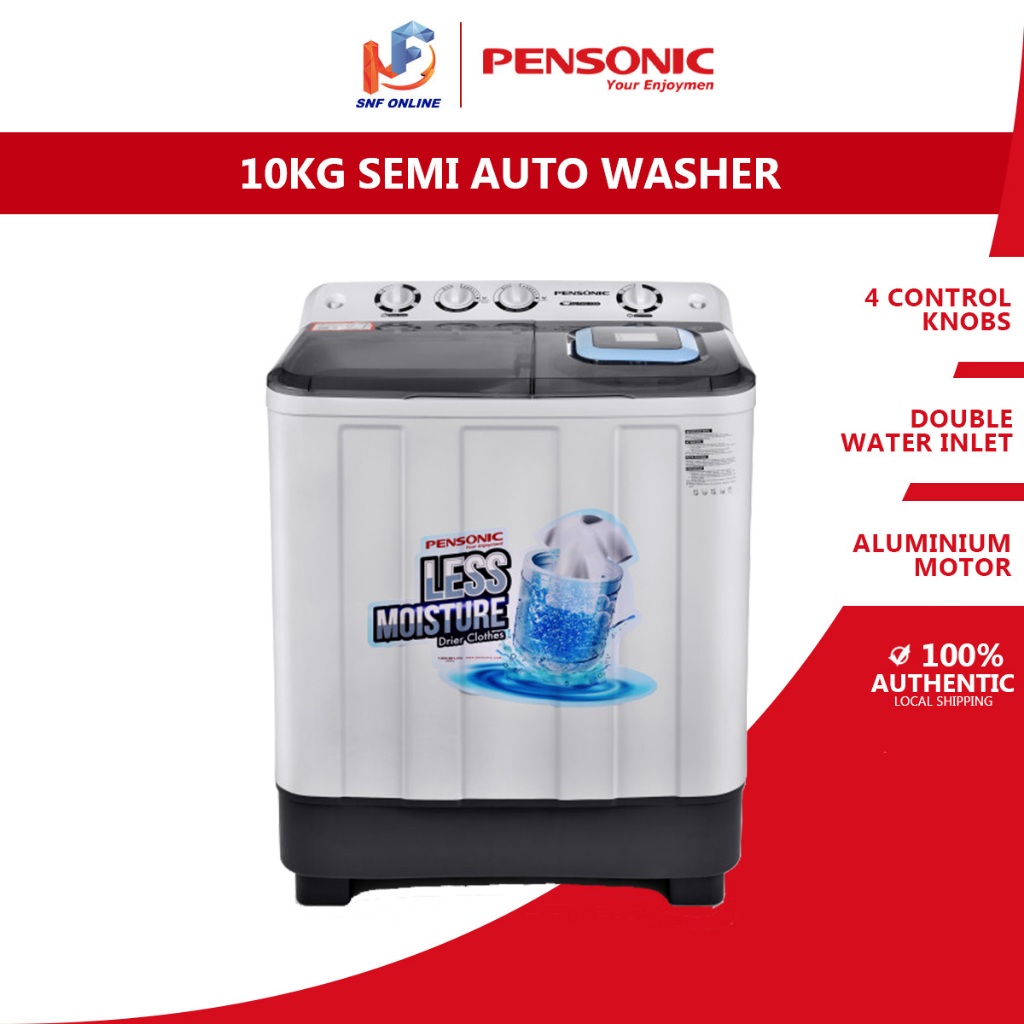 Pensonic 10KG Semi Auto Washing Machine PWS 1006 Shopee Malaysia