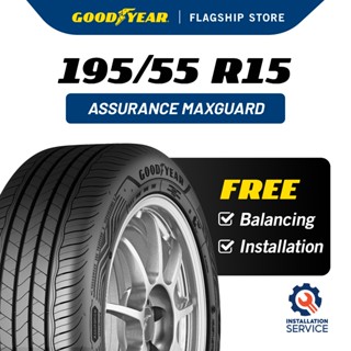 Installation Provided 195 55 R15 Assurance Maxguard Tyre Goodyear