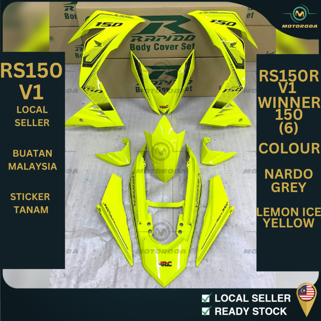 Rapido Cover Set Coverset Bodyset Assembly RS150R RS150 V1 V2 V3 Winner